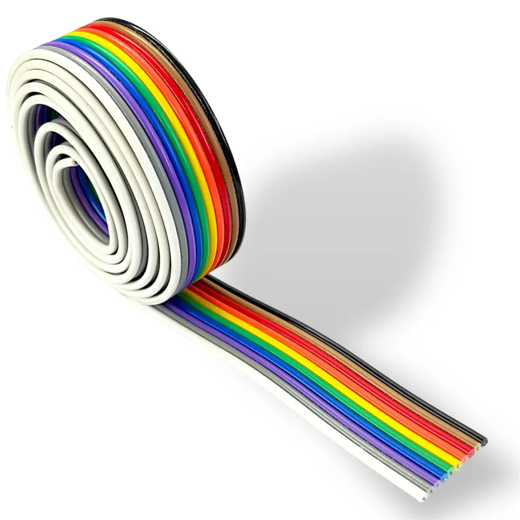 Rainbow Jumper Wires – Flexible Connection Wires for Electronics